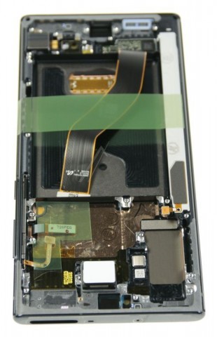 LCD+Touch screen Samsung N975 Note 10 Plus sidabrinis (silver) originalas 